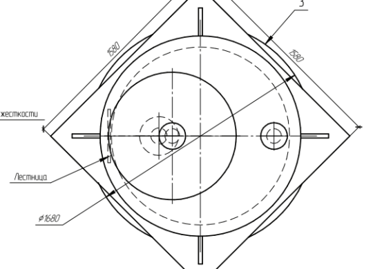 Кессон для скважины 1. 5×1. 5×0. 9 19